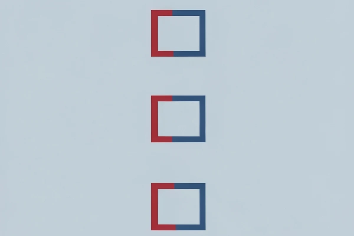 Five small square checkbox icons stacked vertically, representing a pre-trade checklist